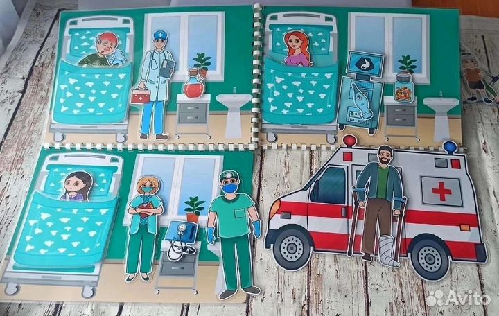 Игры на липучках. Сюжетно-ролевая игра