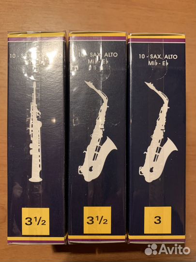 Трости для альт и сопрано саксофона Vandoren