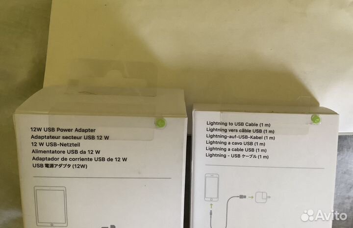 Зарядка Apple 12W провод USB-C lightning 1м