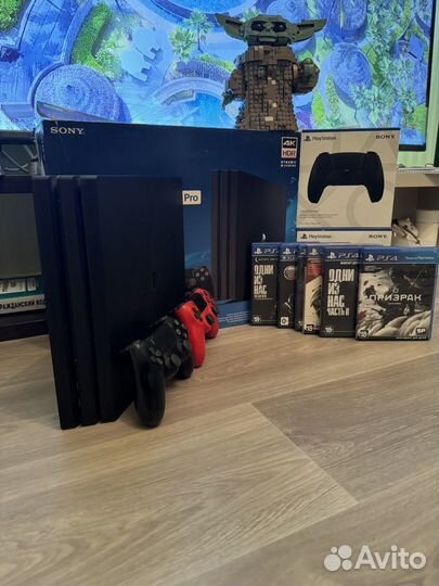 Sony PS 4 PRO + игры + подписка