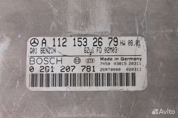 Блок двигателя m112 w210 w211 мерседес