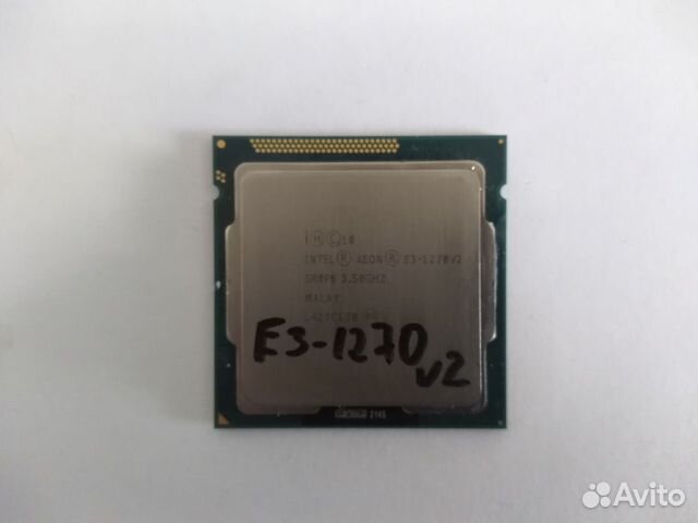 LGA1155 Intel Xeon E3-1270 V2, 4 x 3.5 MHz