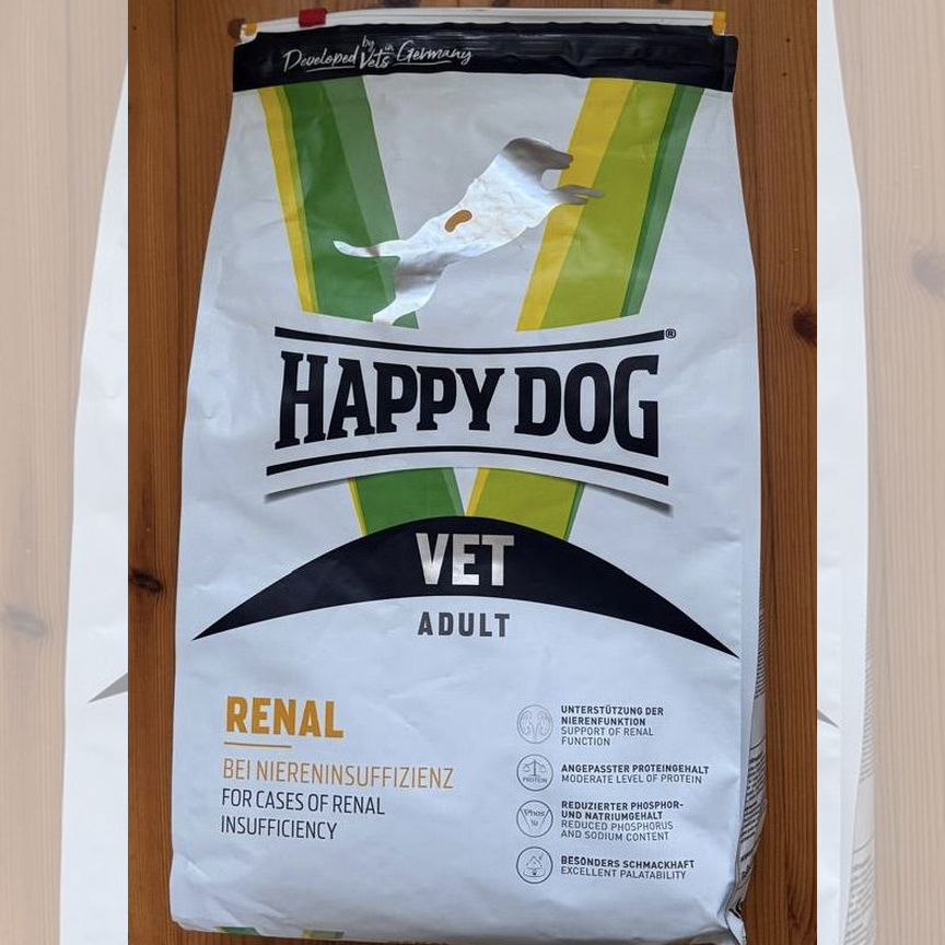 Happy Dog для собак VET Renal Adult, 4 кг