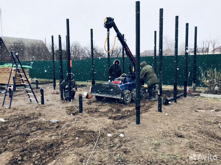 Винтовые сваи под ключ в Юрьев-Польском