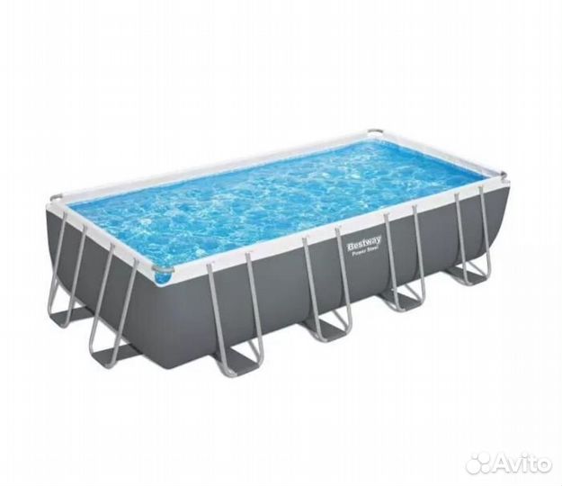 Каркасный бассейн прямоугольный бу