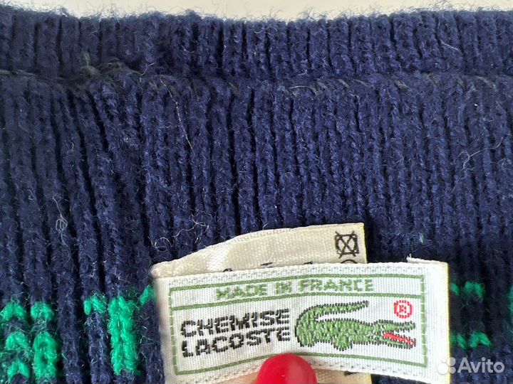 Шапка -полоска Lacoste