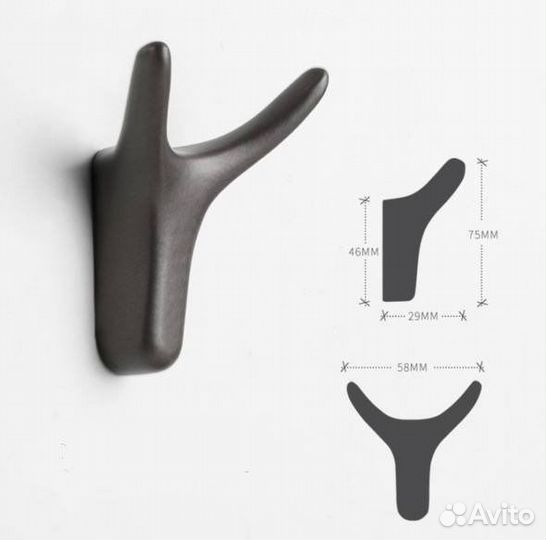 Крючки настенные металлические новые