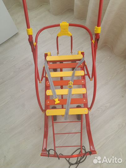 Санки на колесах