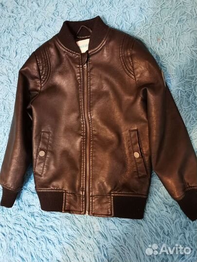 Кожаная куртка для мальчика