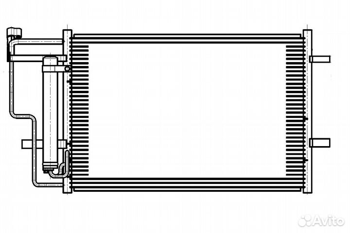 Радиатор кондиционера для а/м 3 (BL) lrac 25Z6