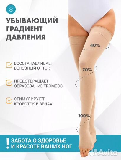 Компрессионные чулки 2 класс