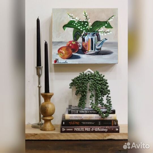 Картина маслом на холсте натюрморт