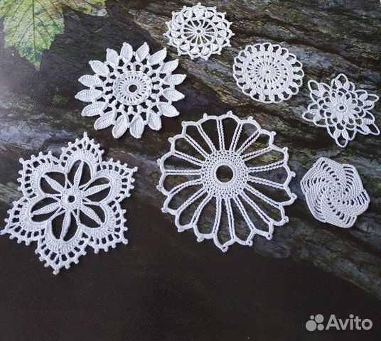 Салфетки кружевные вязаные