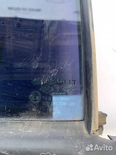 Стекло двери заднее правое Renault Symbol K7JA700