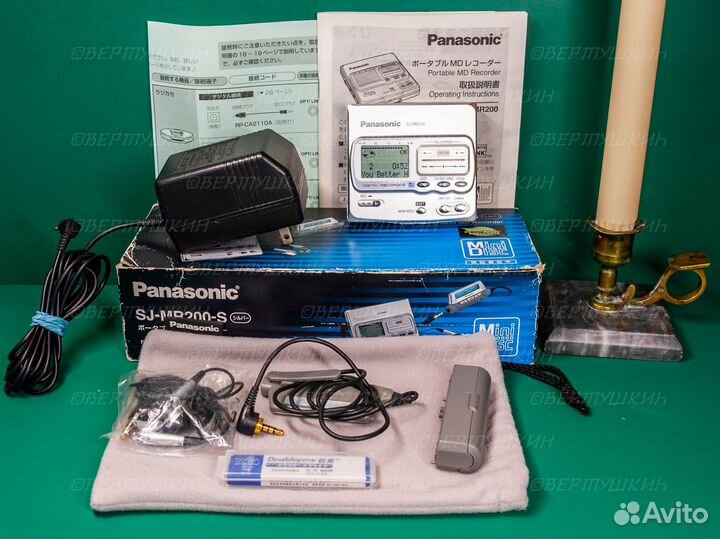 Panasonic SJ-MR200-S MD рекордер (комплект)