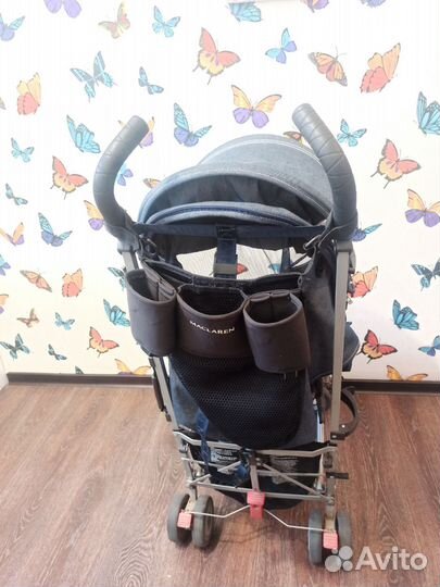 Коляска трость maclaren quest джинс прогулочная