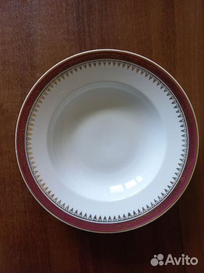 Набор суповых тарелок (чешский фарфор Thun)