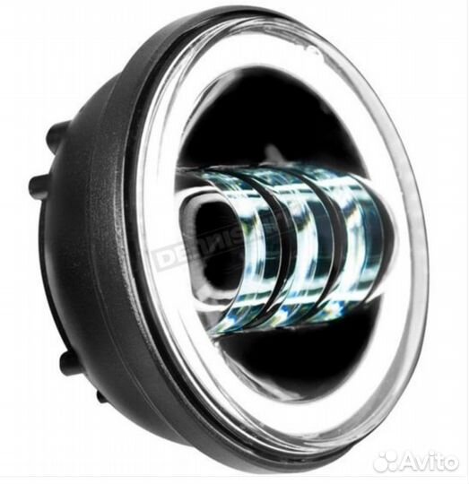 Новые Доп Фары Harley H.O.G.Workz Halo 4.5 Черные