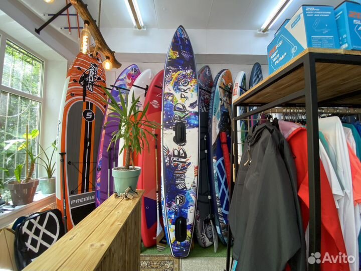 SUP iBoard windsup Pro 12'6x27 Мулен руж