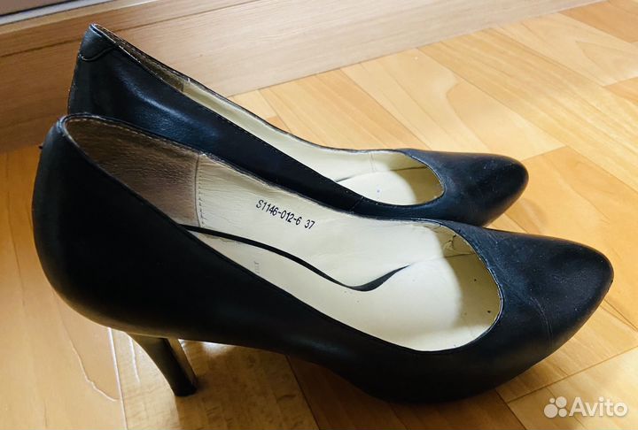 Итальянские туфли 37; кожа