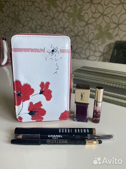 Chanel Clarins Bobby Brown косметика набор