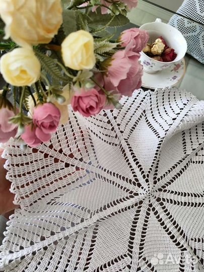 Скатерть вязаная