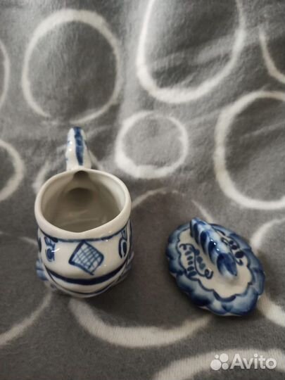 Икорница Гжель