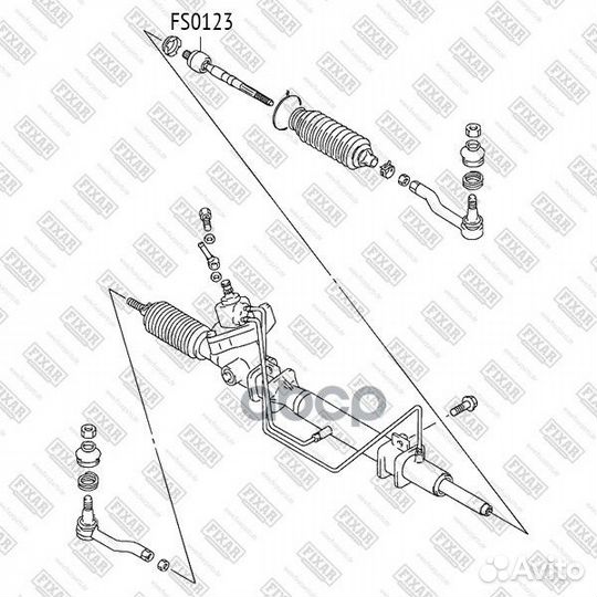 Тяга рул.лев.,прав.suzuki grand vitara 98 FS0