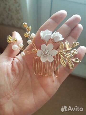 Гребень заколка украшение для волос