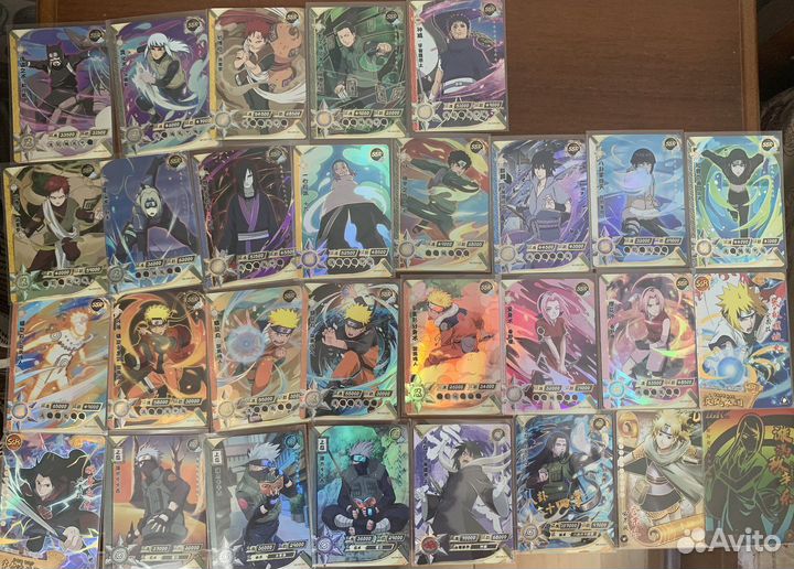 Карточки наруто