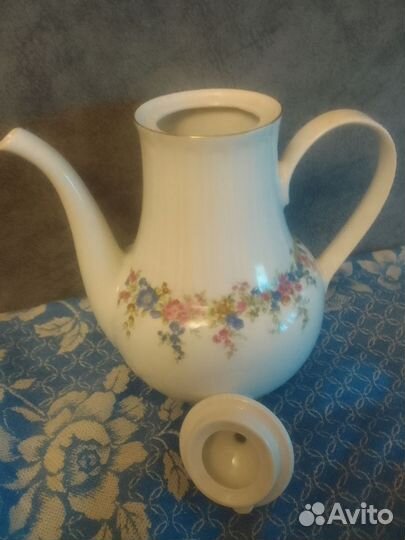 Чайник заварочный ГДР фарфоровый