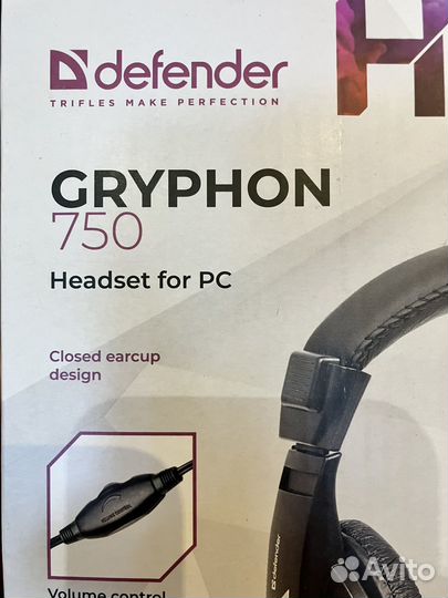 Гарнитура наушники с микрофоном