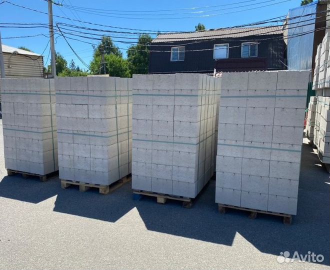 Пеплоблок М35 390х190х190