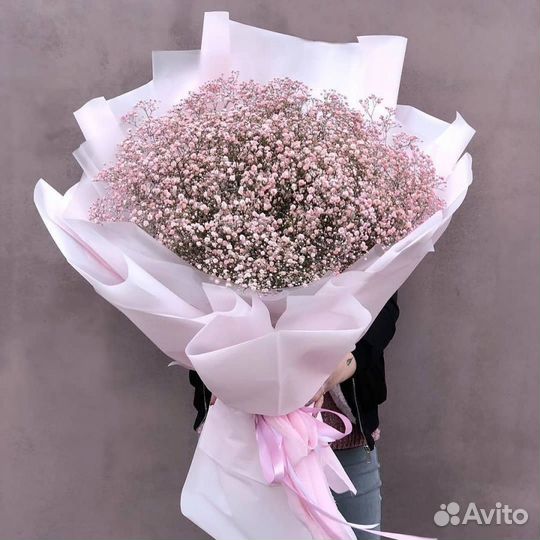Букет 51 Светло-Розовая Гипсофила