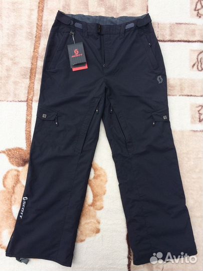 Горнолыжка, сноубордические штаны scott Omak black