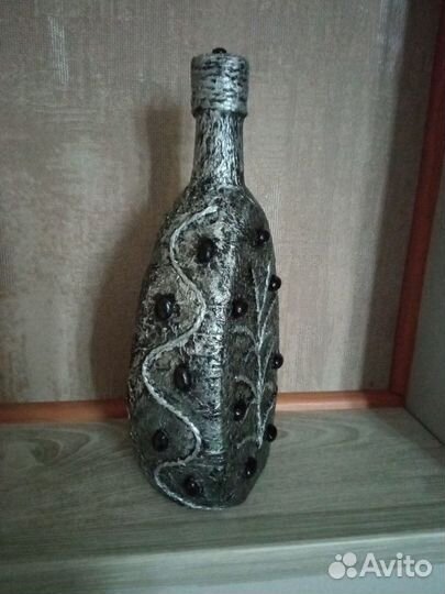 Бутылка под напитки и декор