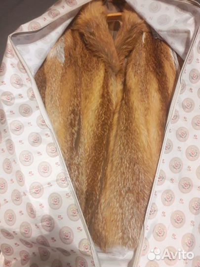 Шуба лисия без бирки натуральная