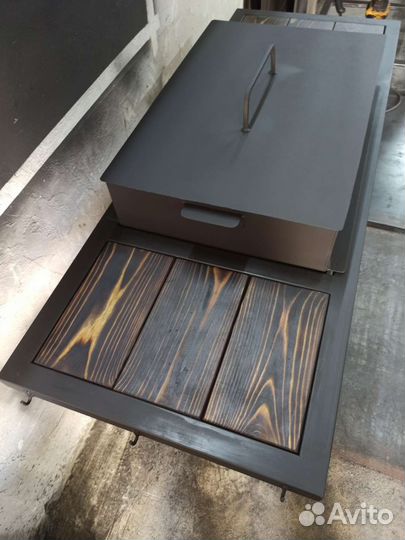 Мангал в стиле лофт