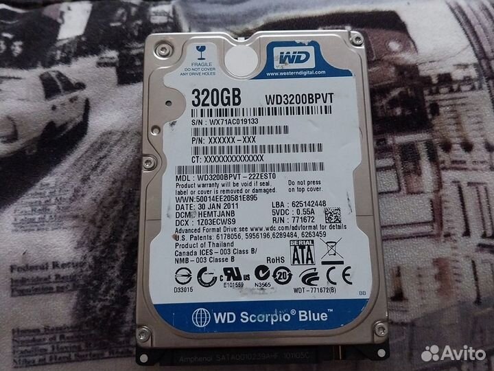 Жесткий диск 320 гб