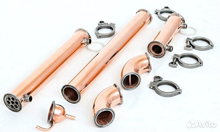 Самогонный аппарат медный 50л 2