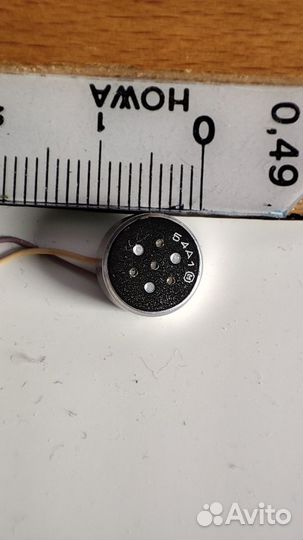 Микрофон 9мм от петлички японского диктофона