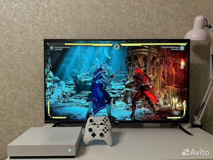 Xbox one s 1TB 2 геймпада+500 игр+рассрочка