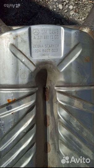 Глушитель Mercedes W221 S350