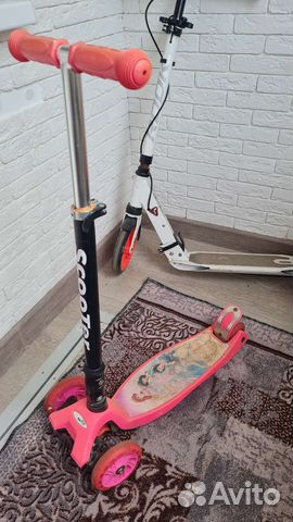 Самокат трехколесный scooter Disney