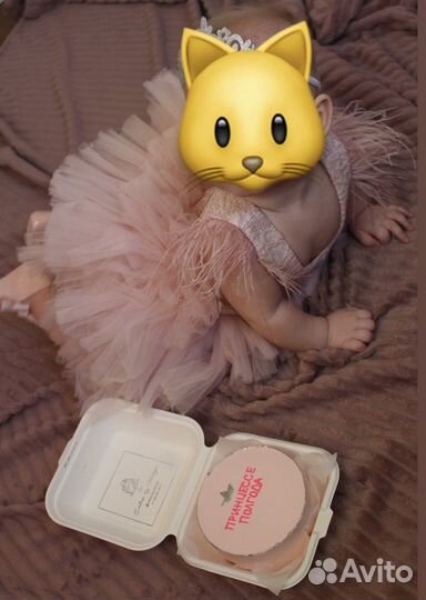 Платье для девочки 68 74