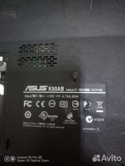 Asus k50ab на запчасти