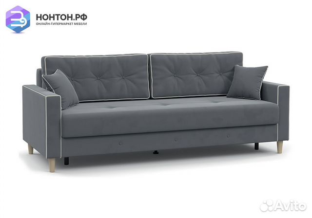 Диван тик-так Айрин серый