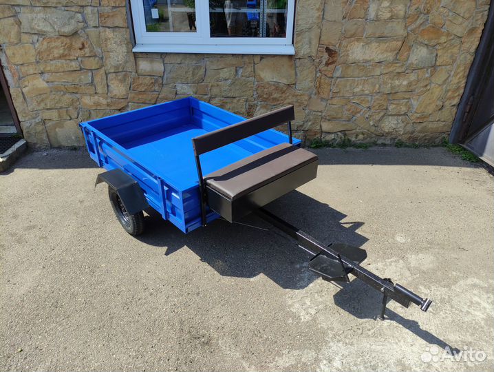 Прицеп для мотоблока самосвал на 500 кг