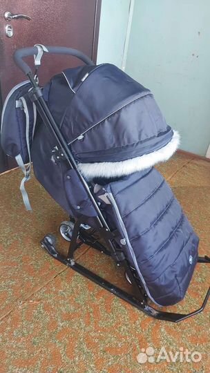 Санки коляска nika
