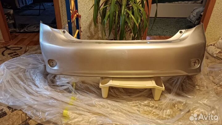 Задний бампер на Toyota corolla 150 кузов, 2008 г